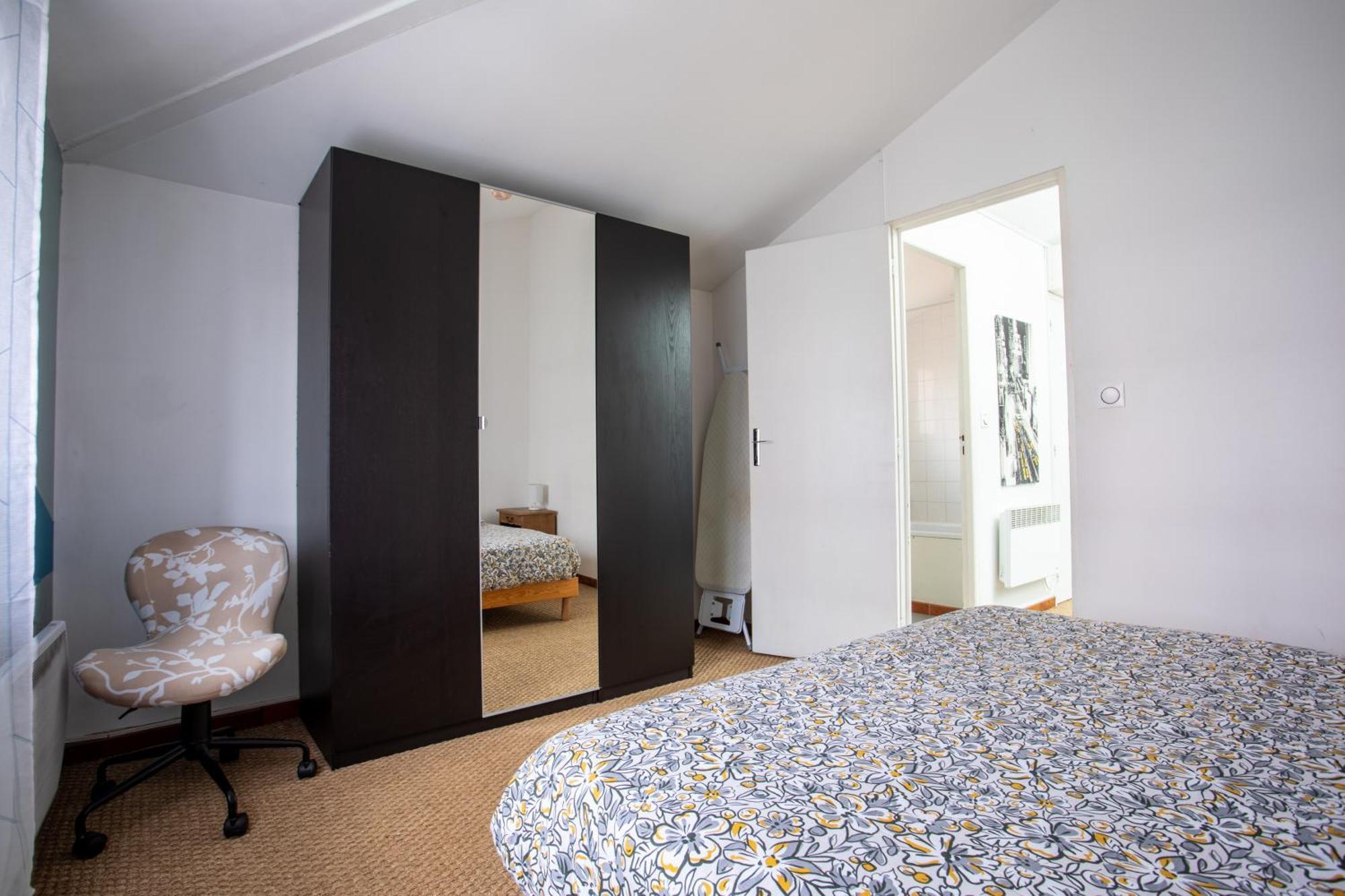 T2 Toulouse 40M2, Lit Queen Size, Climatisation, Quartier Sympa, Terrasse Exterior foto